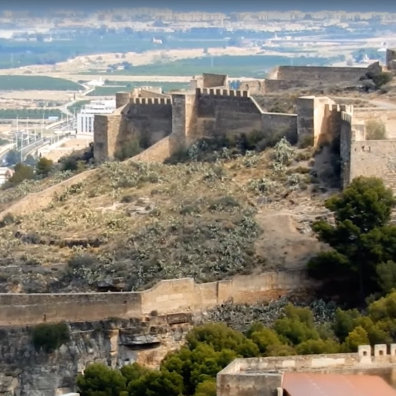 Fotografía del castillo de Sagunto
