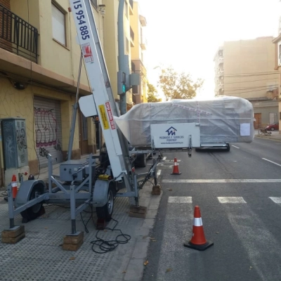 Elevación de sofá de gran tamaño